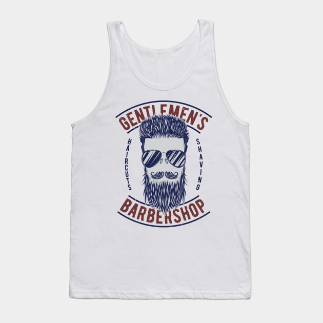 Gentlemen's Barbershop Tank Top by Verboten